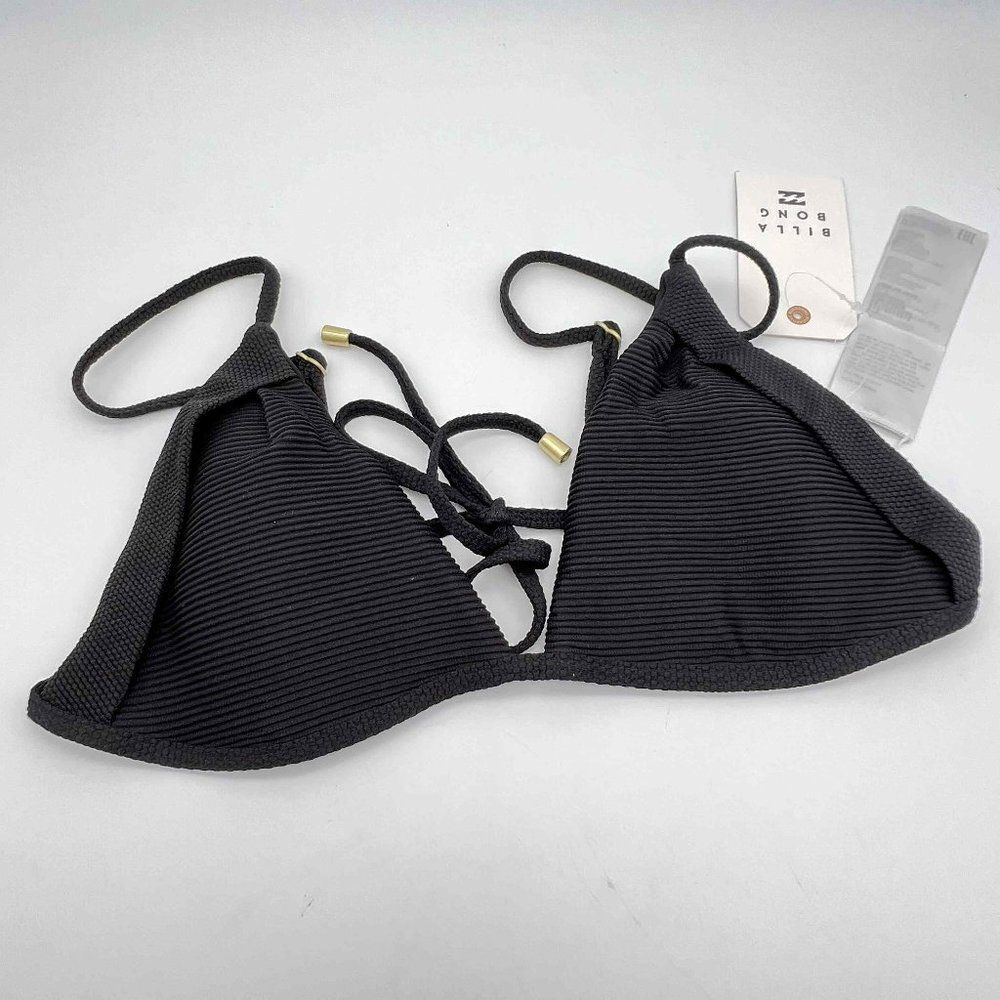New Billabong Black Bikini Top - Size XL